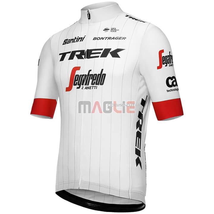 Maglia Trek Segafredo ML 2018 Tour de France Bianco Rosso